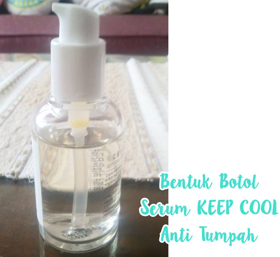 bentuk botol serum keep cool