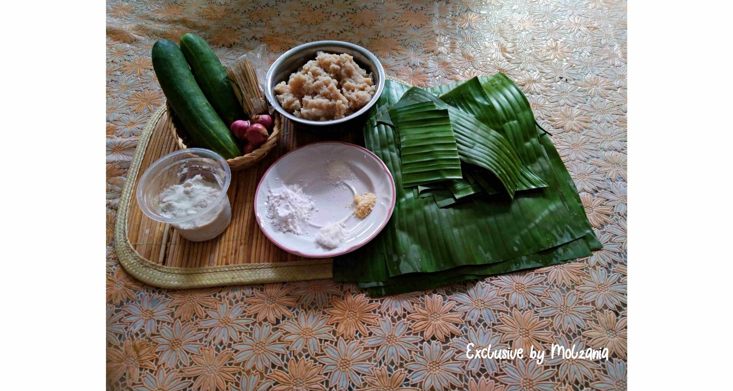 Bahan-bahan untuk membuat sate ikan khas wong kito