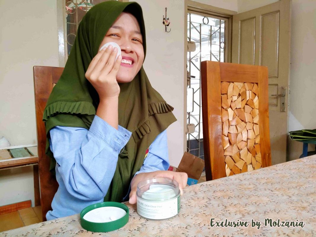 REVIEW N'PURE CICA CLEAR PAD Kapas Eksfoliasi Praktis