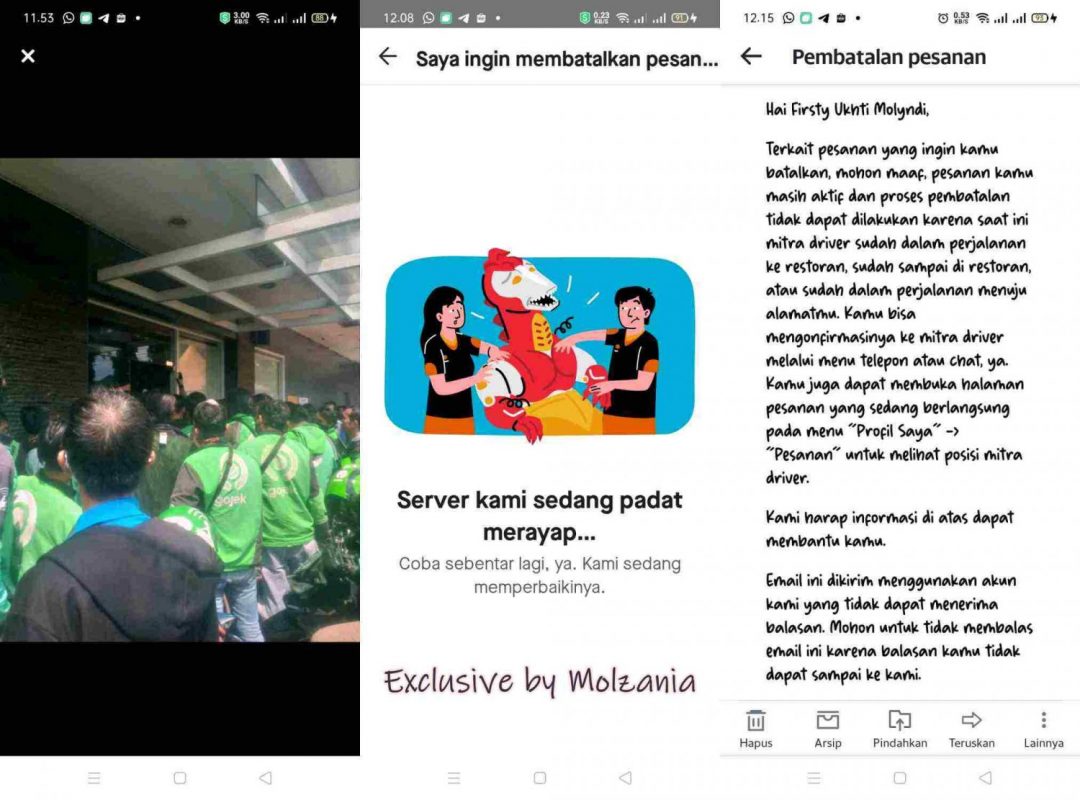 drama memesan bts meal by gojek