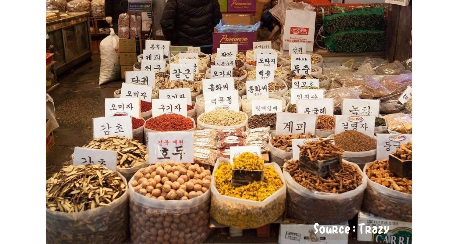 gyeondong pasar pusat herbal