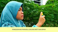 cara penggunaan sun spray yang praktis