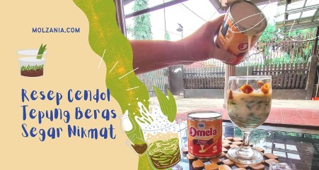 RESEP CENDOL TEPUNG BERAS PRAKTIS, MANIS DAN SEGAR