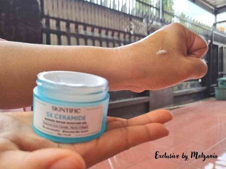 review tekstur gel moisturizer skintific