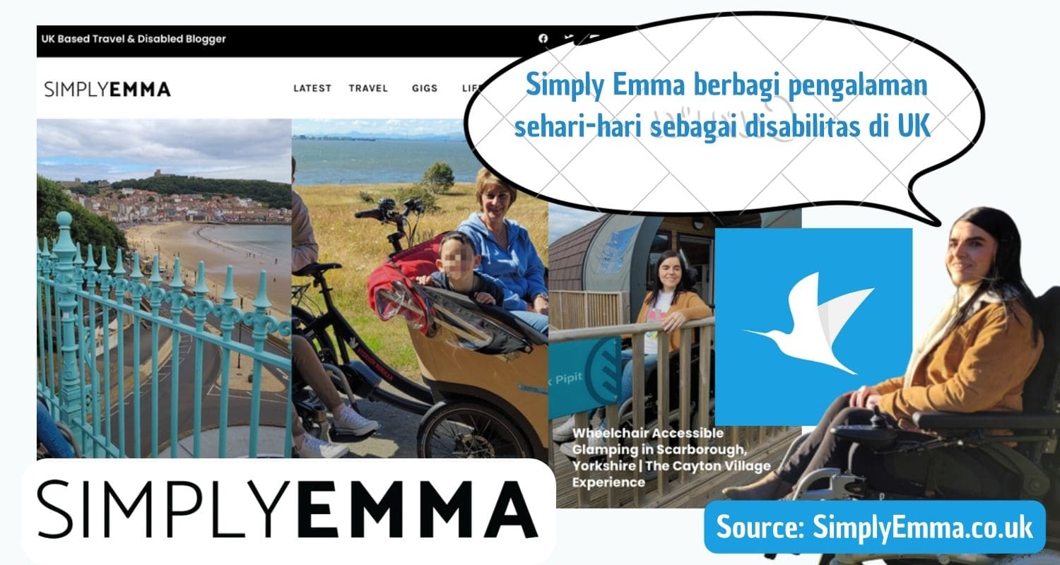 Simply Emma, travel disabled blogger asal UK