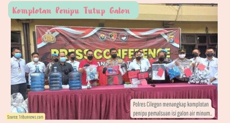 waspada dengan penipuan isi galon palsu