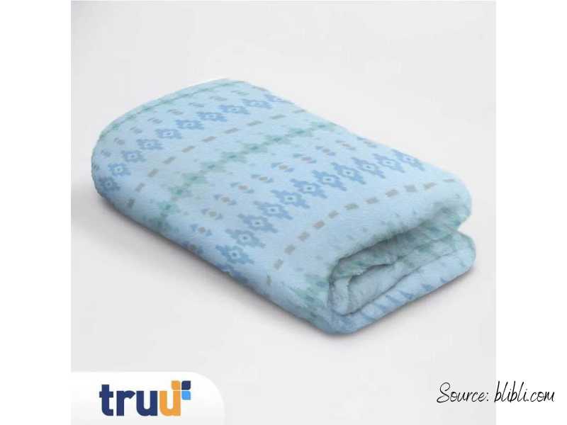 TRUU Soft Blanket Boho Baby Blue TRTB47