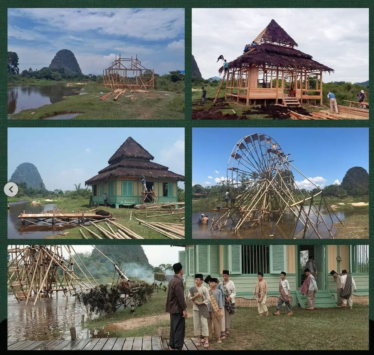 proses pembuatan setting film buya hamka